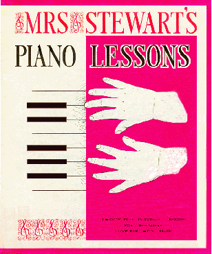 Picture of Mrs Stewarts Piano Lessons Book I.